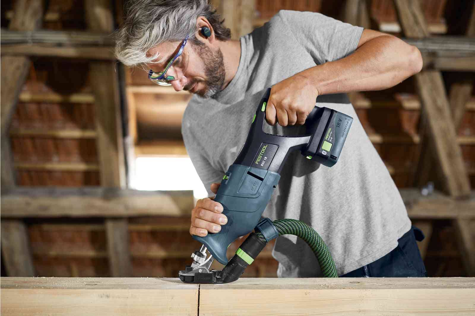 Festool Акумулаторен саблен трион RSC 18 5,0 EB-Plus