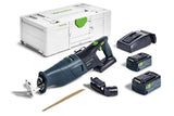 Festool Акумулаторен саблен трион RSC 18 5,0 EB-Plus