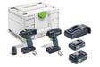Festool Комплект два винтоверта TID 18 HPC 4,0 I-Set T18