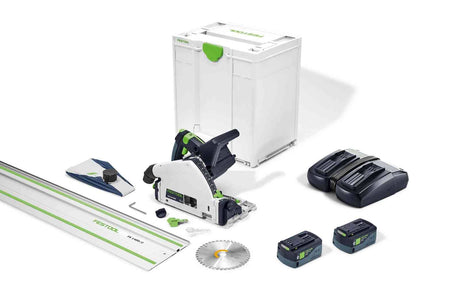 Festool Акумулаторен потъващ циркулярен трион TSC 55 5,0 KEBI-Plus/XL-FS