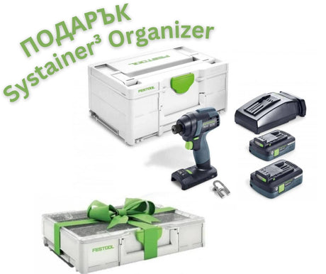 Festool Акумулаторен ударен импакт винтоверт TID 18 HPC 4,0 I-Plus PROMO