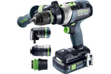Festool Акумулаторен ударен винтоверт QUADRIVE TPC 18/4 5,0/4,0 I-Set/XL