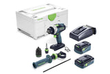 Festool Акумулаторен винтоверт QUADRIVE TDC 18/4 5,0/4,0 I-Plus