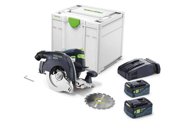 Festool Акумулаторен ръчен циркулярен трион HKC 55 5,0 EBI-Plus-SCA