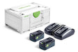 Festool Енергиен комплект SYS 18V 2x5,0/TCL 6 DUO