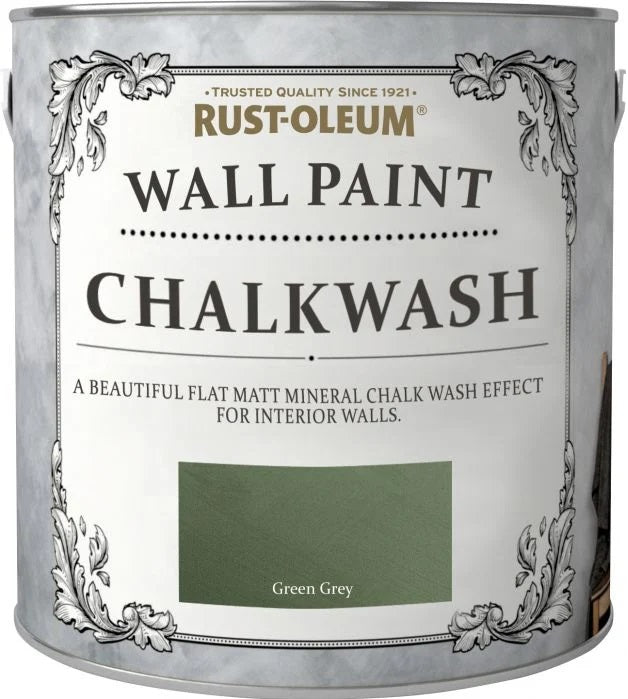 Rust Oleum Chalkwash Боя / Green grey 2.5L