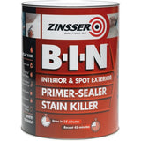 Mana Сет за боядисване ZINSSER BIN, 1L + PermaWhite, Matt, 1L