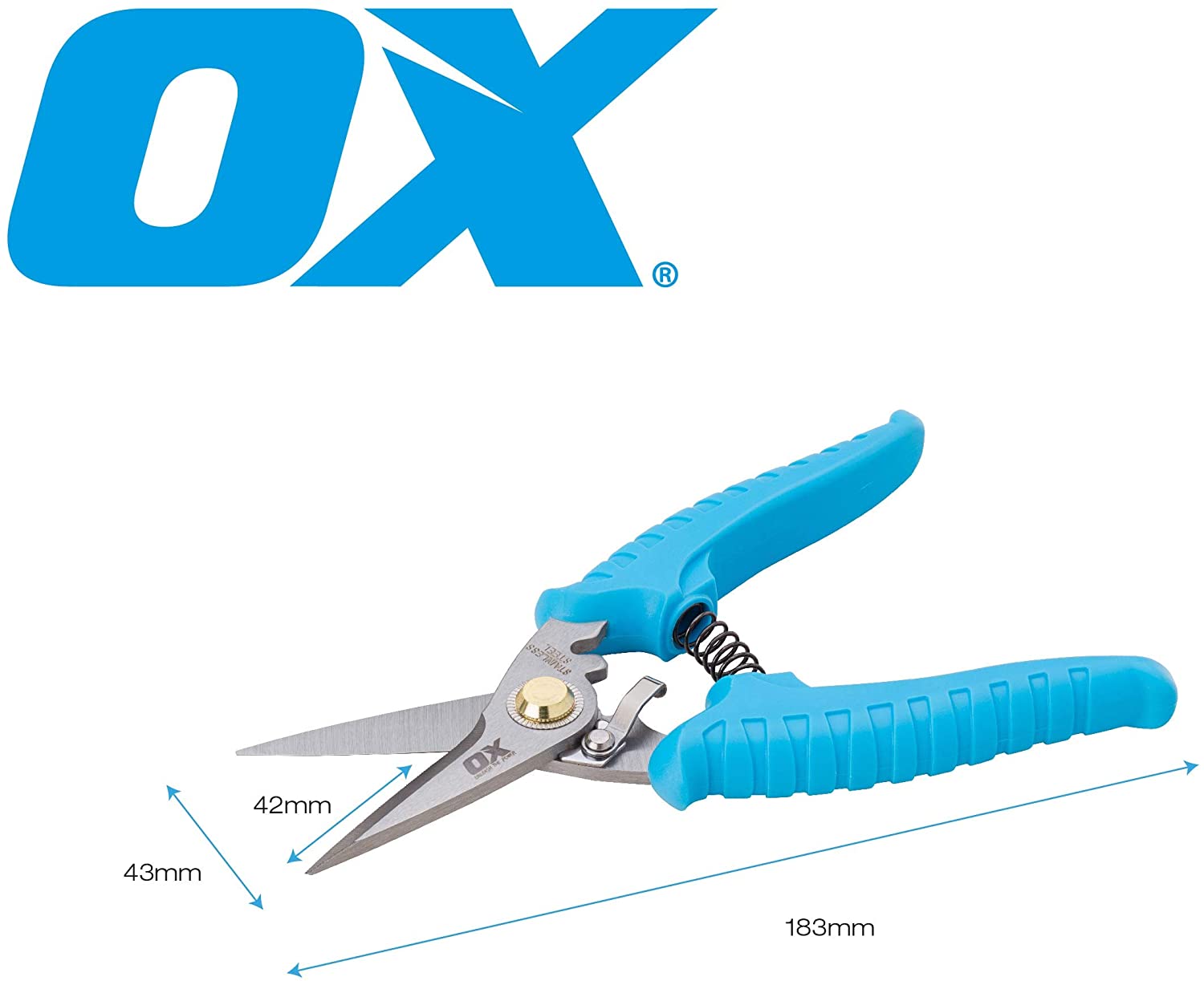 OX PRO Универсална Ножица 180mm