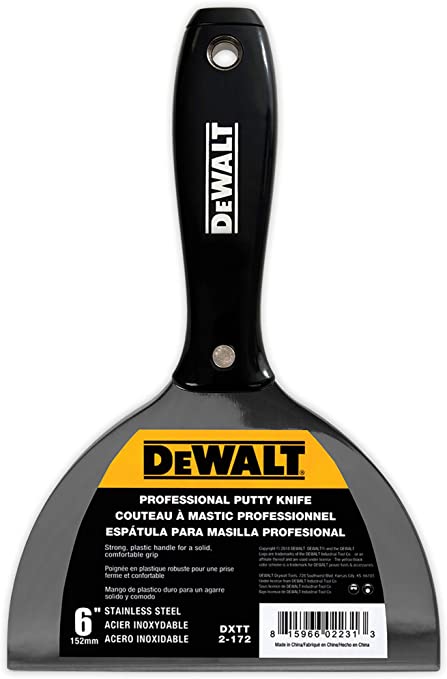 DeWALT Професионална Шпакла 6/152m с пластмасова ръкохватка 