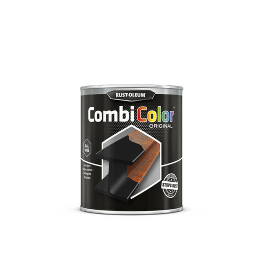 Rust-Oleum CombiColor® Original Защита за метали Сатен RAL 9005/Jet Black 750ml