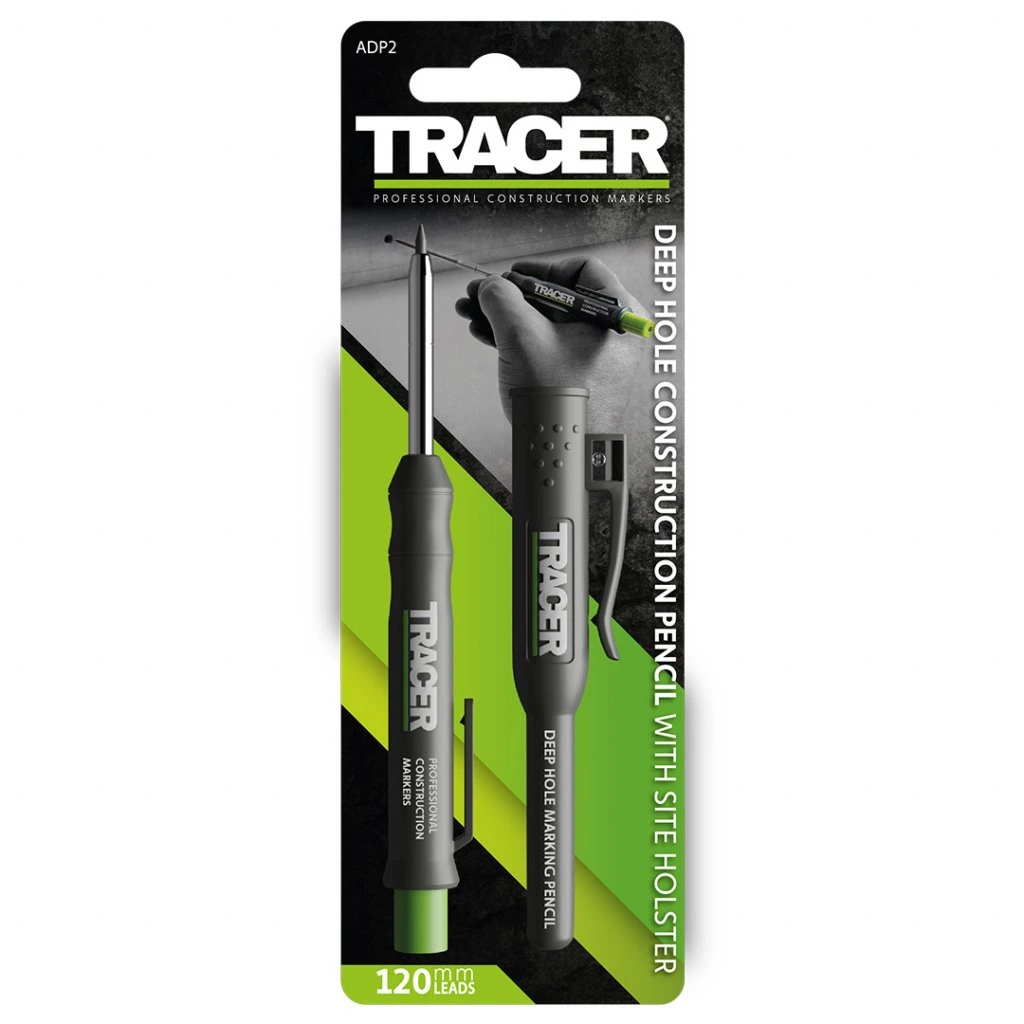 TRACER Молив за отвори с предпазител + калъф