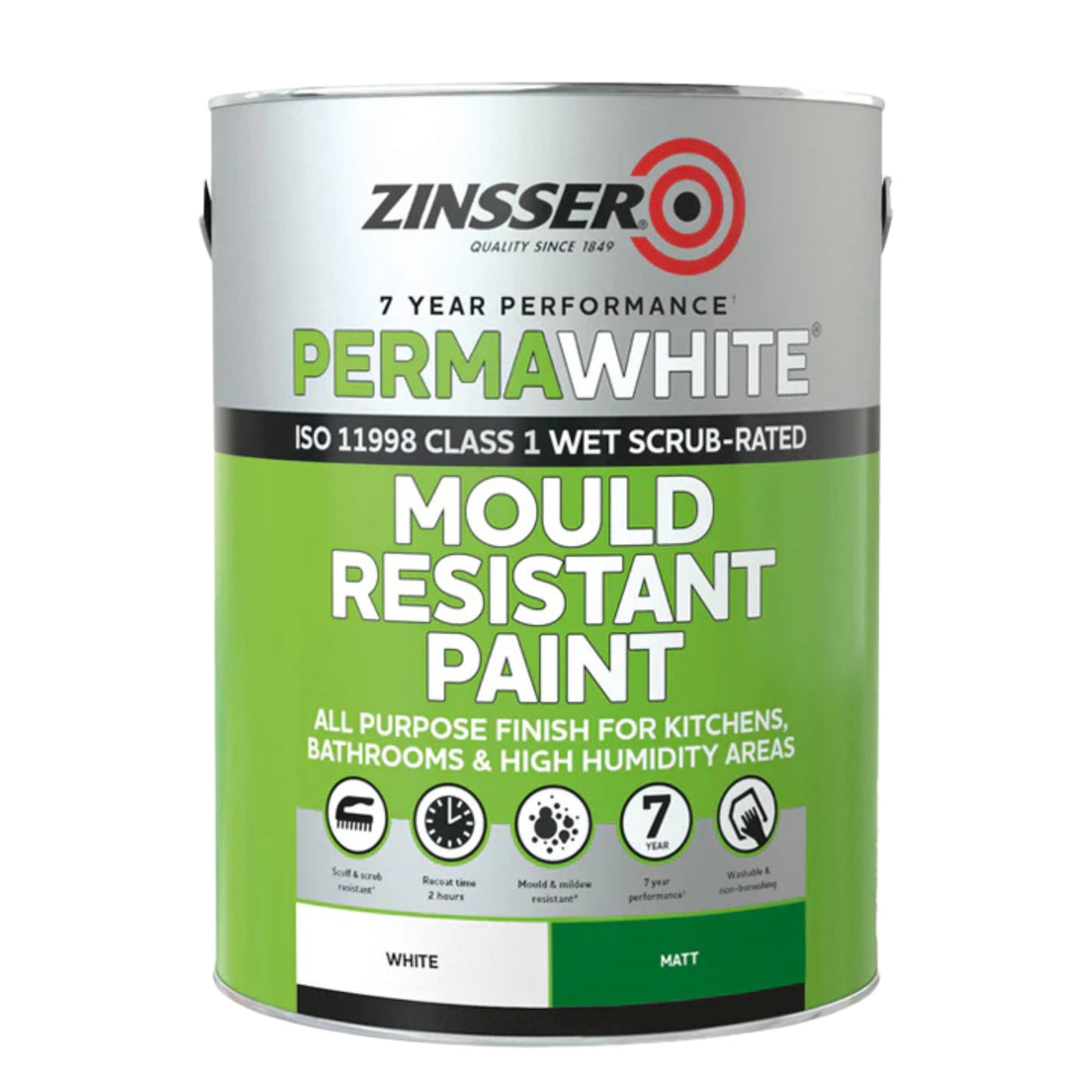 Zinsser BIN 1L — детайл на етикета и спецификации