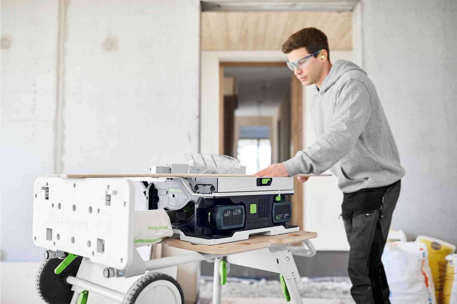 Festool Акумулаторен настолен циркуляр CSC SYS 50 EBI-Basic-Set