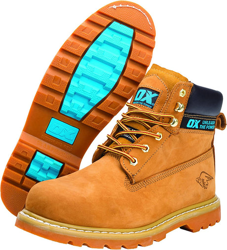OX Работни обувки, набук, размер 44