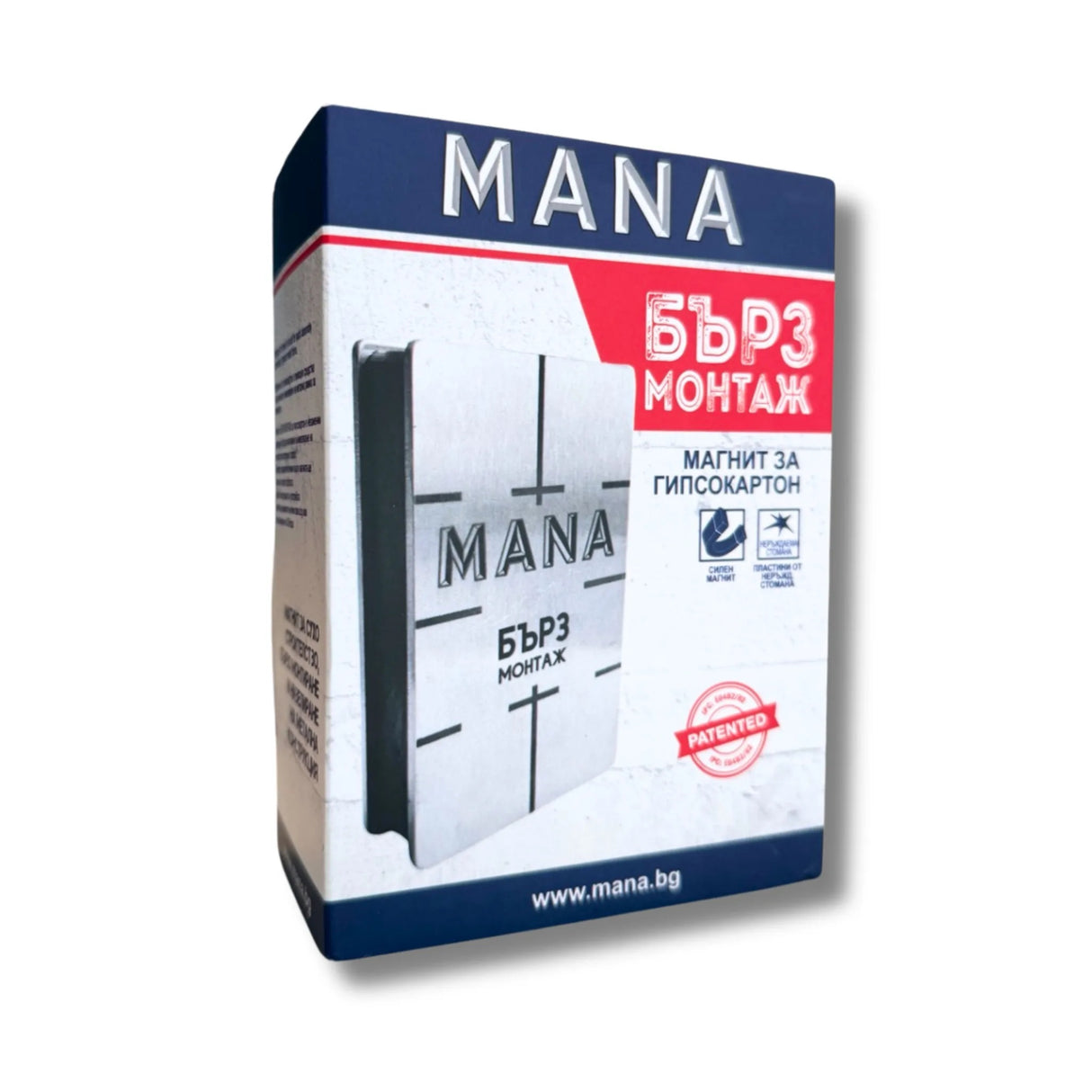 MANA магнит за бърз монтаж — комплектация