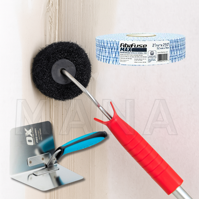 MANA Комплект за въртешни ъгли/  Ъглов Валяк + мистрия+ лента