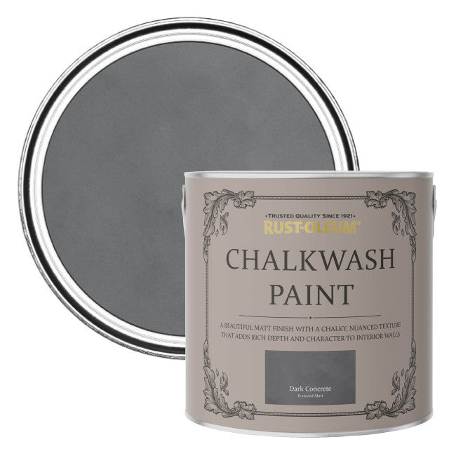Rust Oleum Chalkwash Боя / Dark Concrete 2.5L