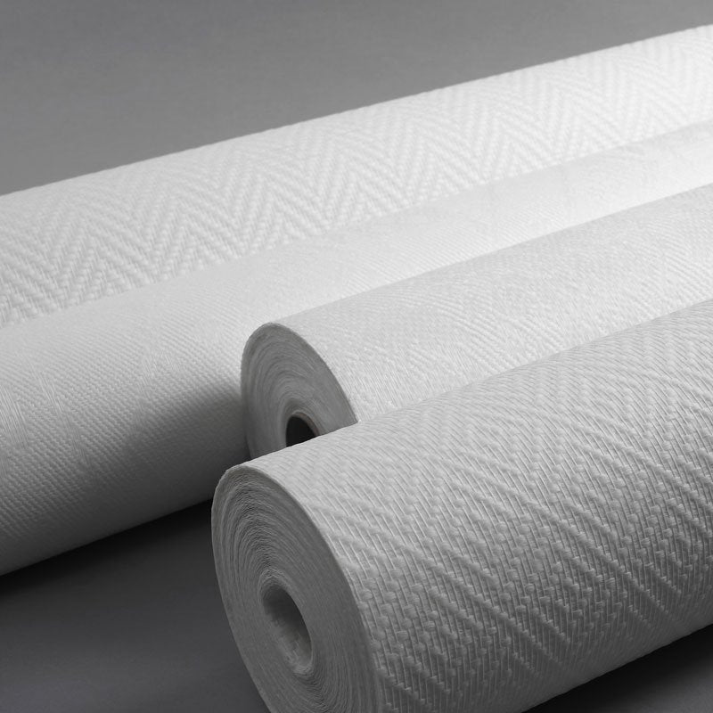 Glass Wall Covering Small Fishbone, 170g/m2 (50х1m)