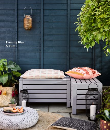 Rust Oleum Chalky Finish Garden Furniture Paint Anthracite 750ml