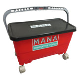  MANA BUCKET 26 LT WITH 4 WHEELS + ROLLER 42CM
