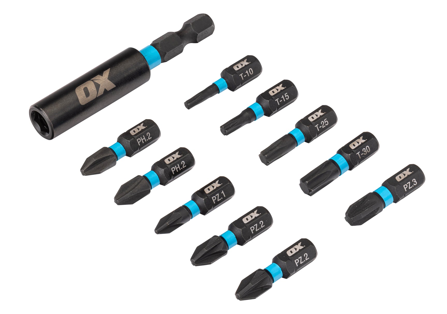 OX PRO Impact Bit Set 11 Piece