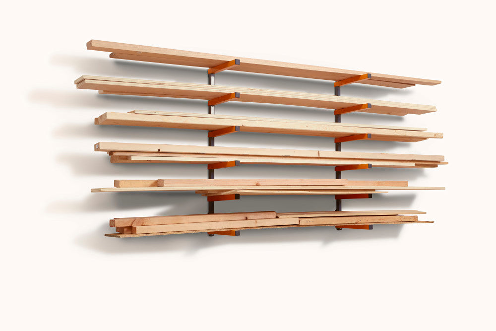 Bora Wood Rack 6-Tier - Professional Lumber Storage System for Woodworkers