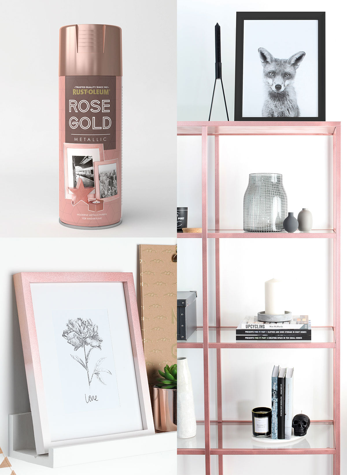 Rust Oleum ROSE-GOLD METALLIC Spray Paint  400ml