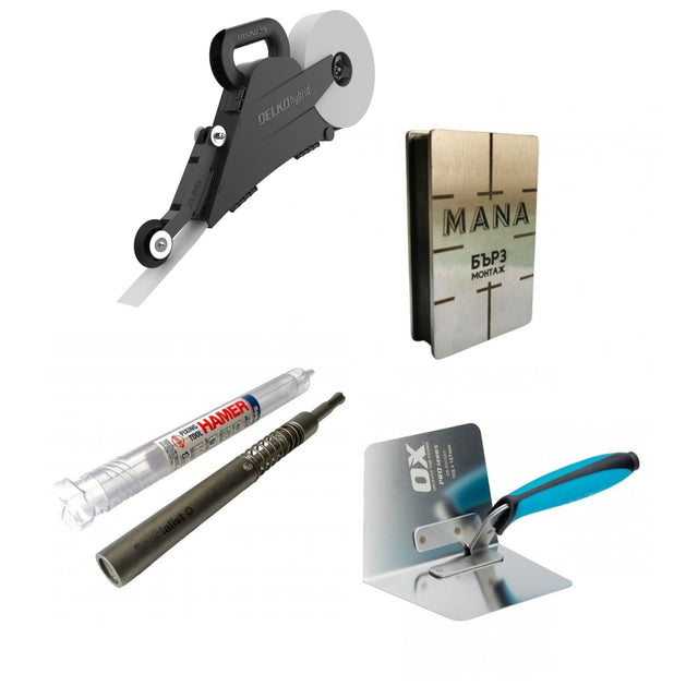 MANA Сет Магнит, анкериращ накрайник, Банджо Delko Hybrid, ОХ ъглова мистрия