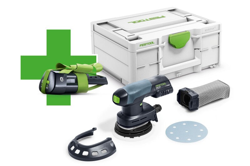 Festool Акумулаторна ексцентършлайф машина ETSC 125-Basic + ПОДАРЪК БАТЕРИЯ