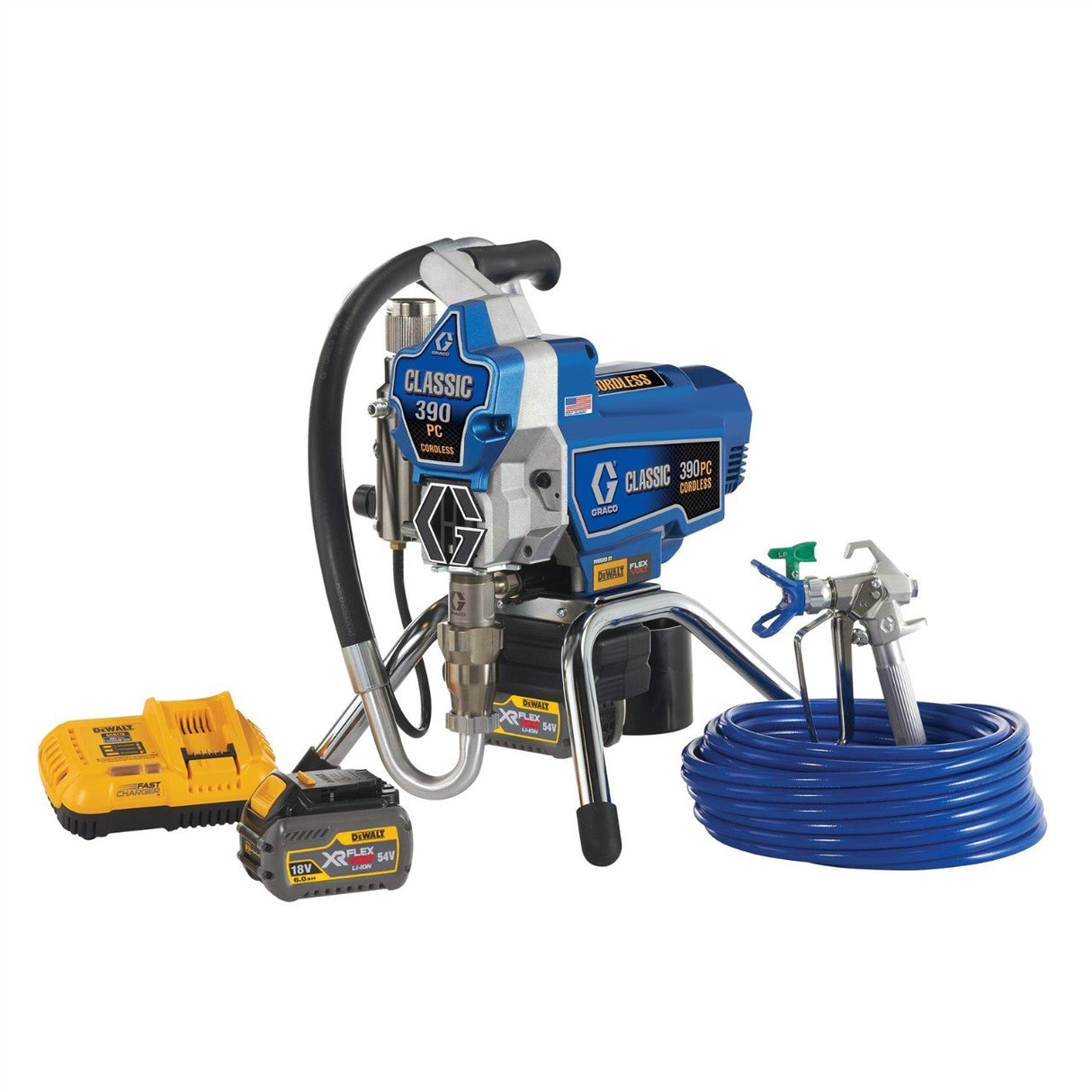 Акумулаторна безвъздушна бояджийска система Graco 390 PC Classic Cordless