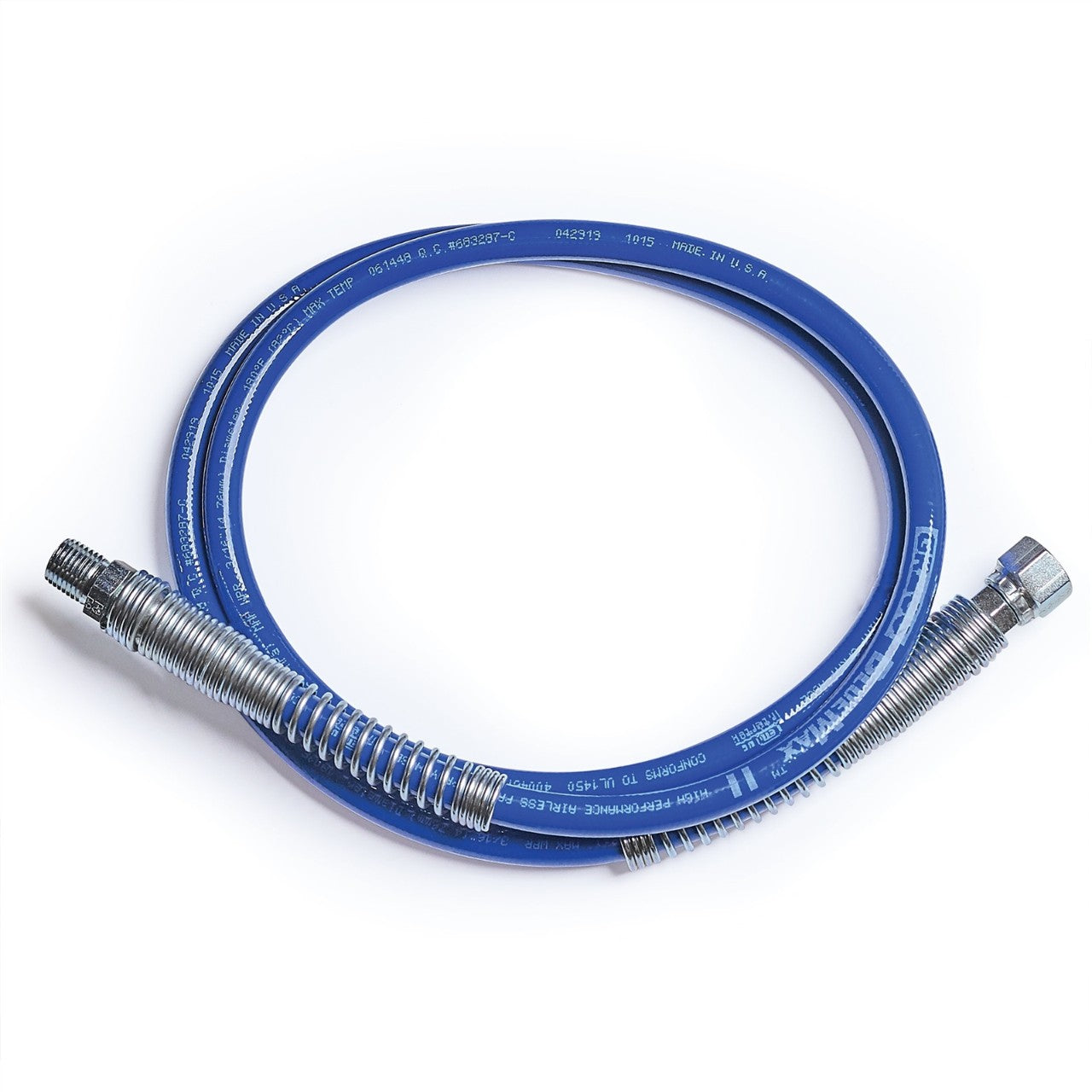 GRACO BlueMax II Airless Whip Hose, 3/16 in x 4.5 ft (1.4 m)