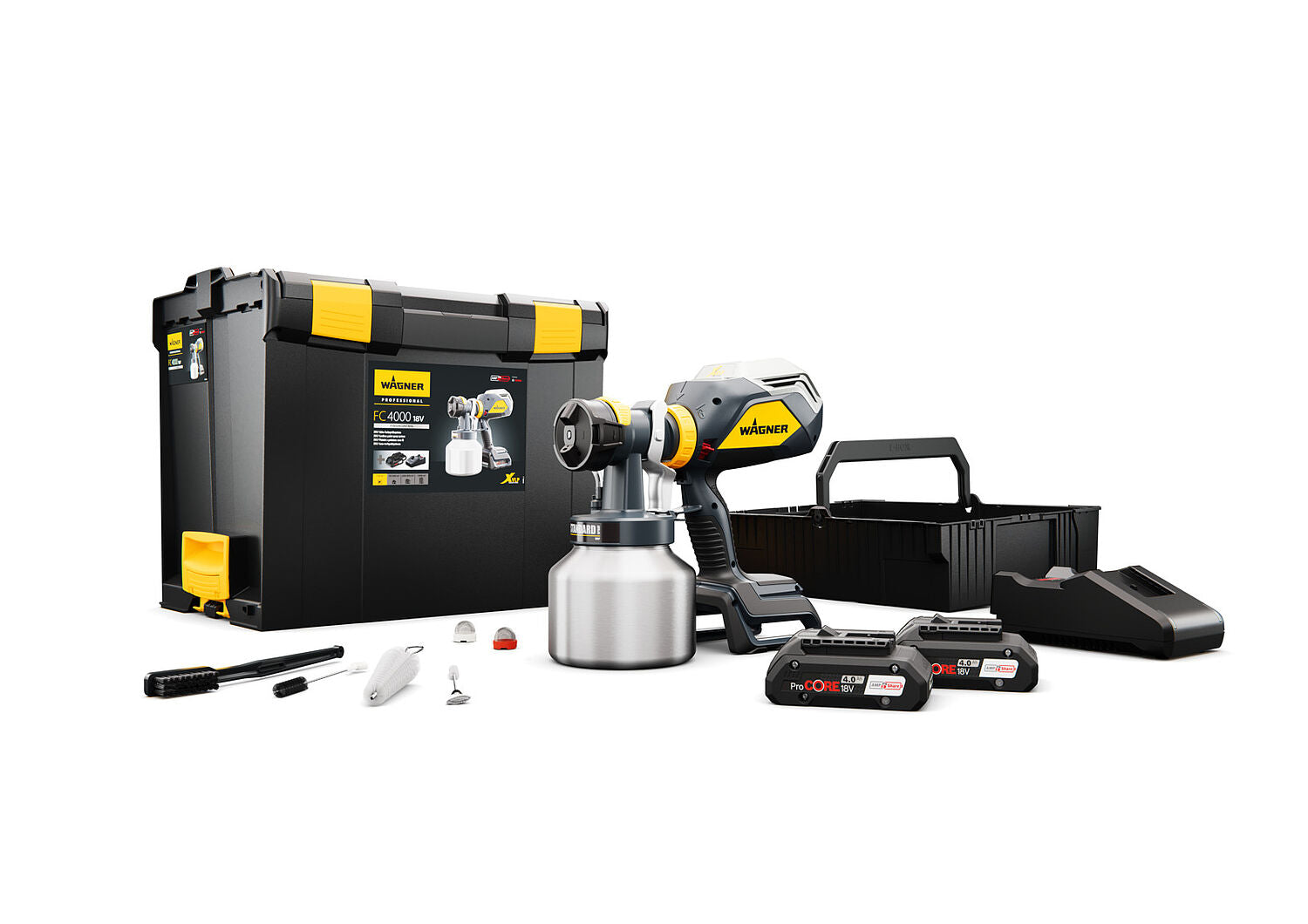 WAGNER Електрически пистолет за боядисване FinishControl 4000 18V