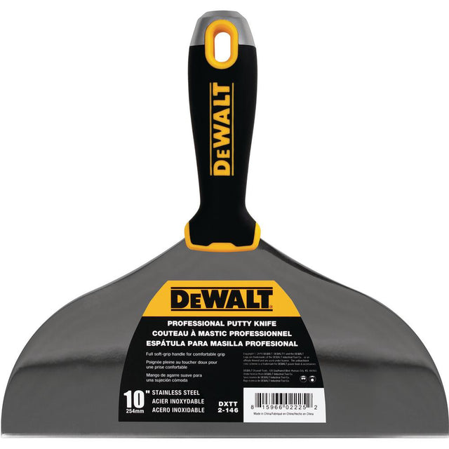 DeWALT Професионална Шпакла 10/ 254mm с гумирана ръкохватка
