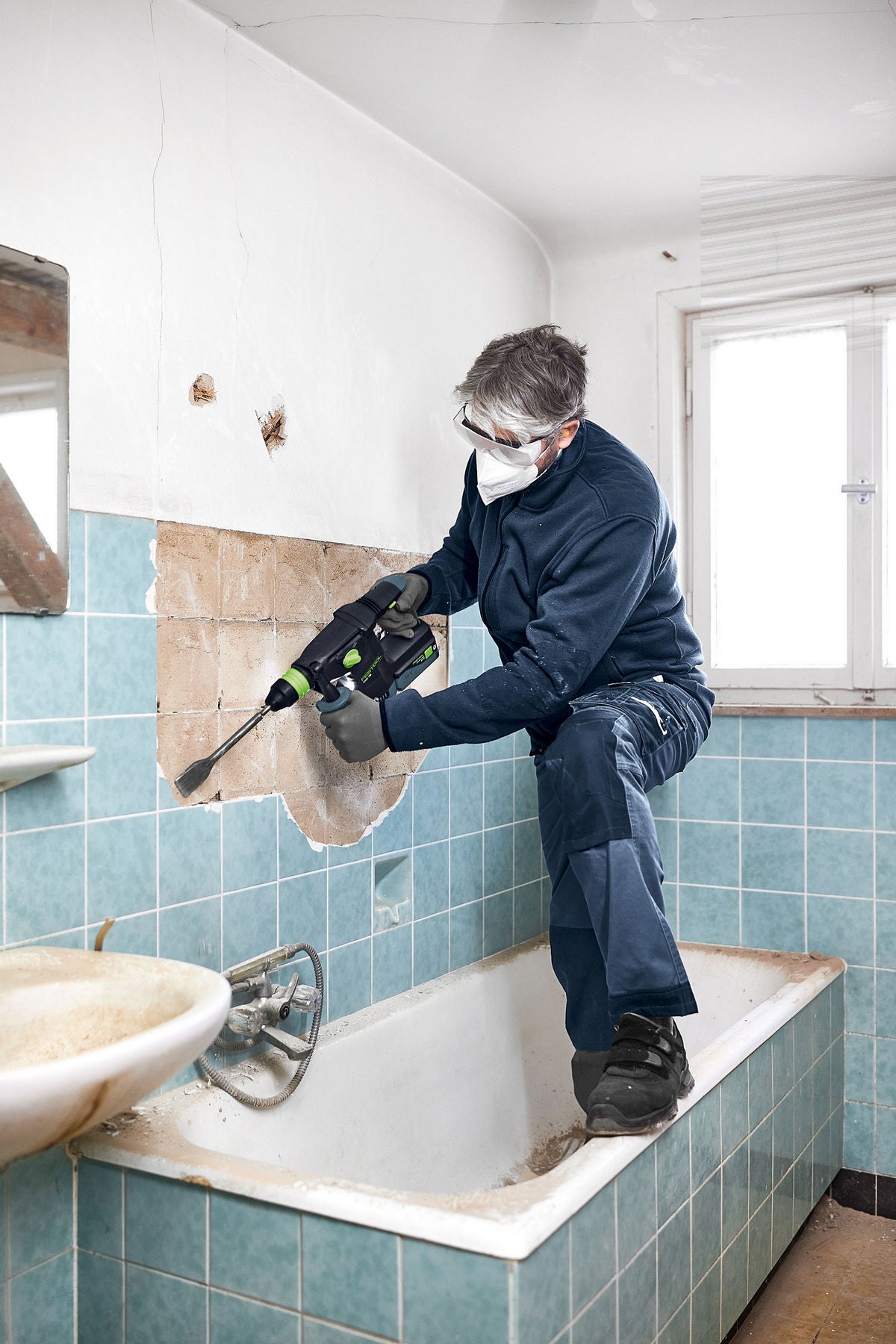 Festool Акумулаторен комбиниран перфоратор KHC 18 EB-Basic