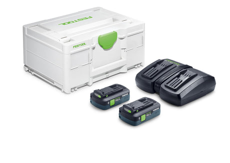 Festool Енергиен комплект SYS 18V 2xTBX4/TCL6DUO
