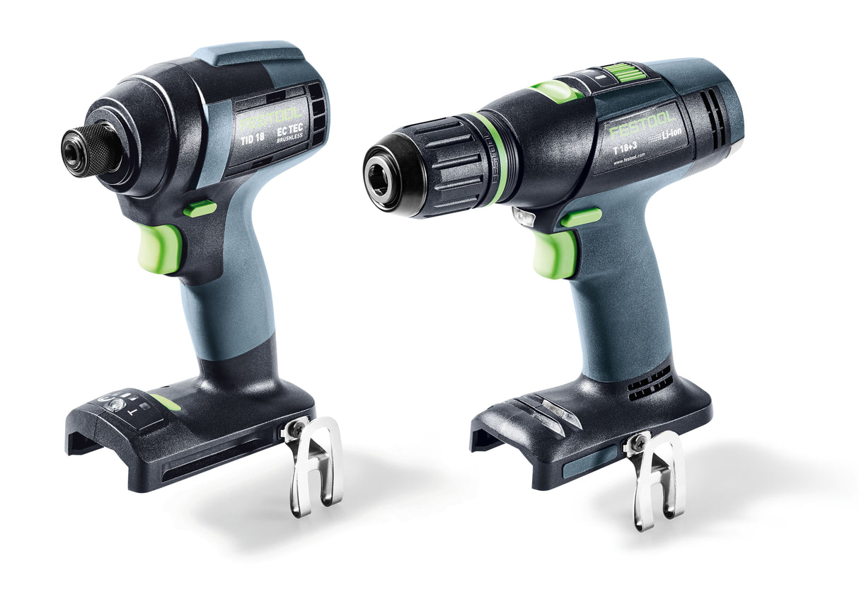Festool Комплект два винтовърта TID 18 Basic-Set T18