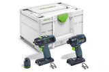 Festool Комплект два винтовърта TID 18 Basic-Set T18