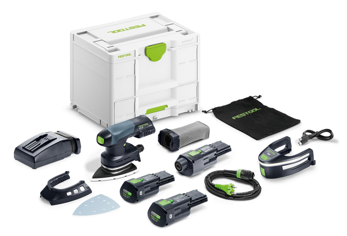 Festool Акумулаторна делта-шлайф машина DTSC 400 3,0 I-Set