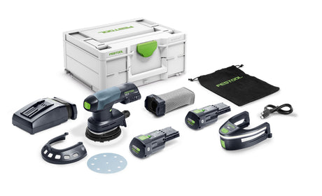 Festool Акумулаторна ексцентършлайф машина ETSC 125 3,0 I-Plus