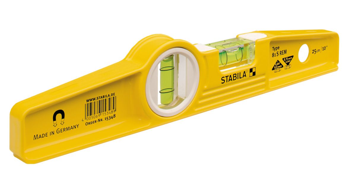 STABILA Алуминиев нивелир type 81S REM Torpedo 25 cm