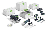 Festool Комбиниран акумулаторен комплект за работа по дървени конструкции HKC 55/TPC 18/AGC 18/TB M 137