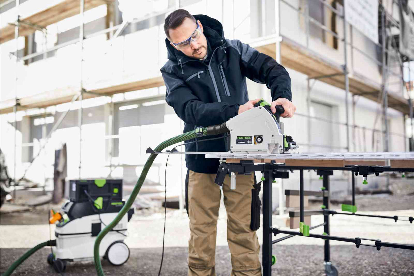 Festool Plunge-cut saw TS 60 KEBQ-Plus-FS