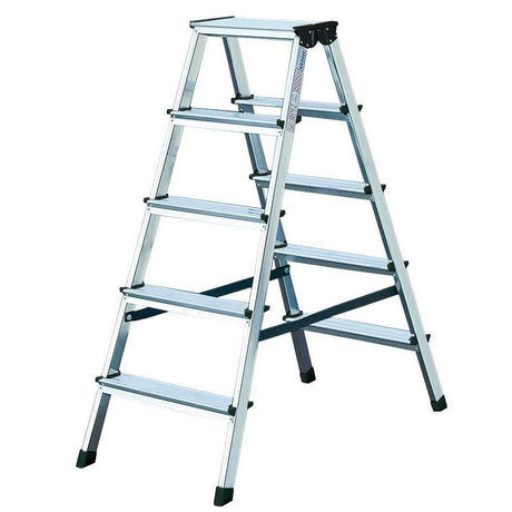 Алуминиева двустранна стълба 2х5/1,05м