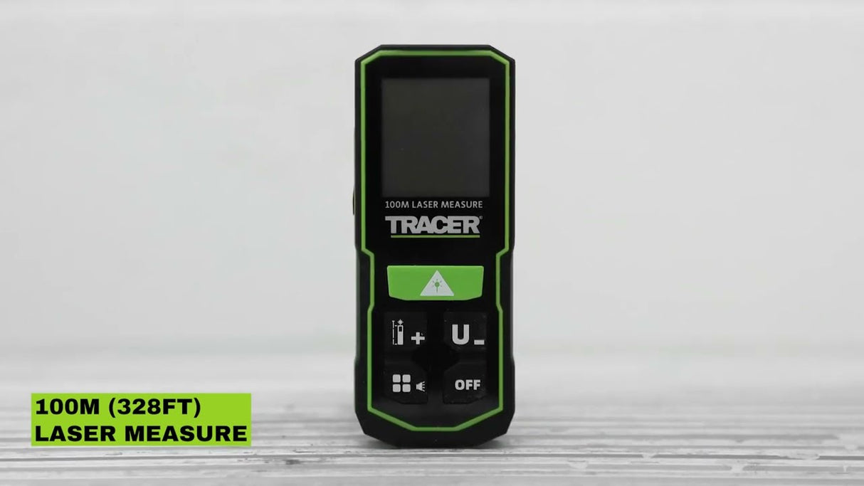 TRACER Laser Measure 100m - Green