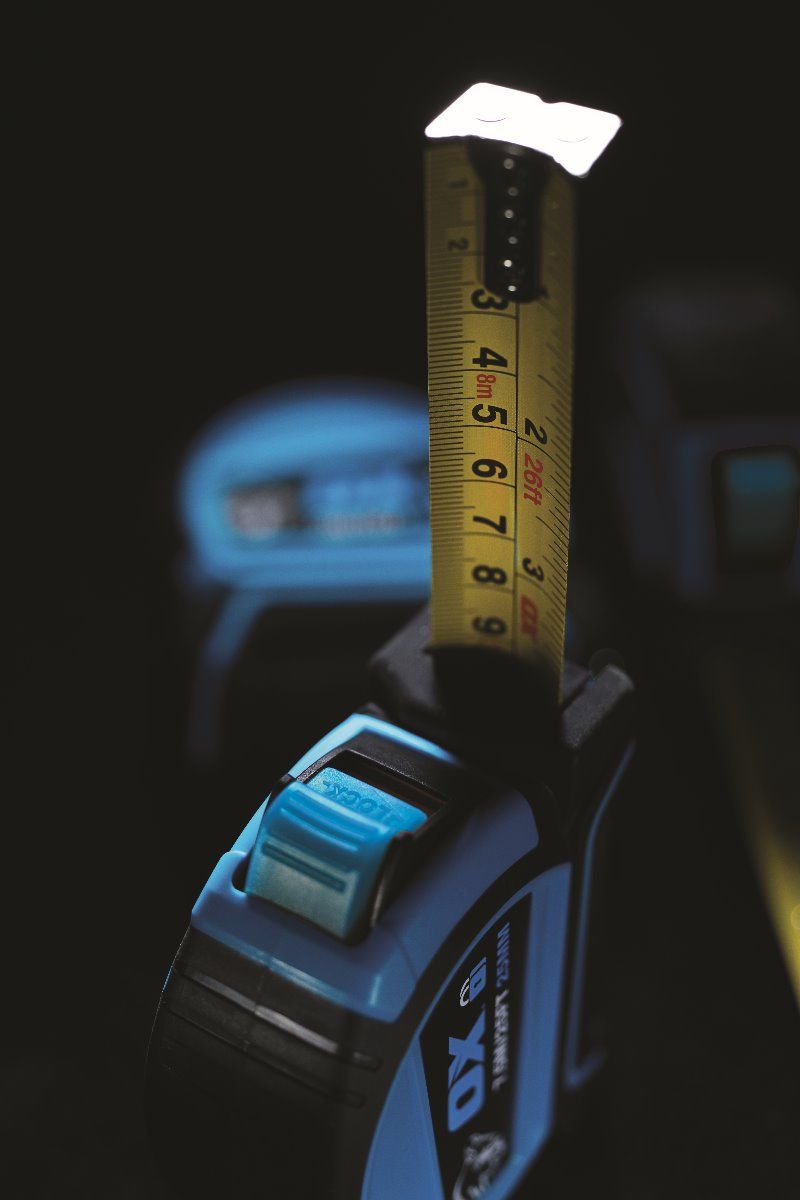 OX Pro Double Locking Tape Measure - 8m