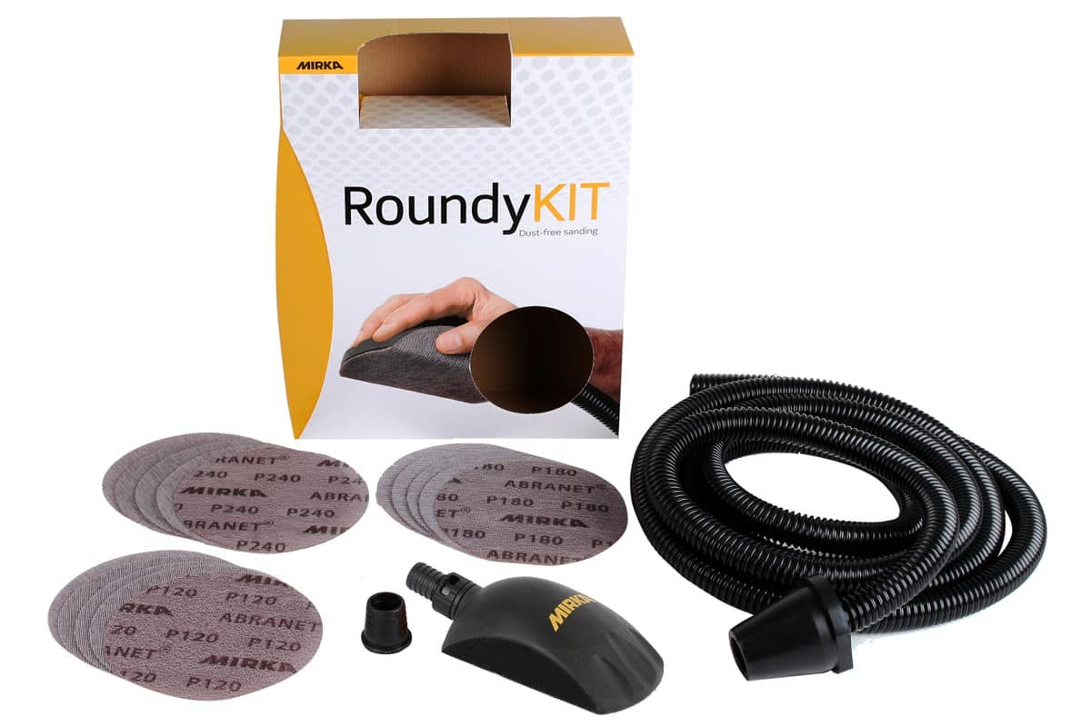 Комплект Mirka Roundy KIT - мишка за шкурене с аспирация 