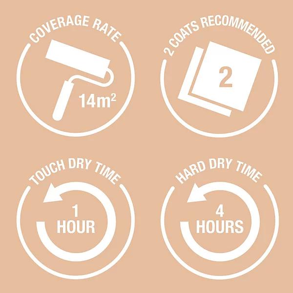 Rust Oleum Little stars air purifying wall paint/Bed of Roses 2,5L