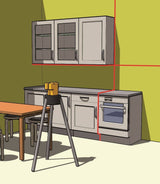 STABILA LAX 50 Лазерен нивелир с прав ъгъл