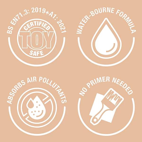 Rust Oleum Little stars air purifying wall paint/Dragon Fire 2,5L