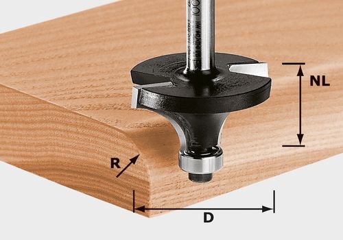 Festool Заоблящ фрезер HW S12 D63/32/R25